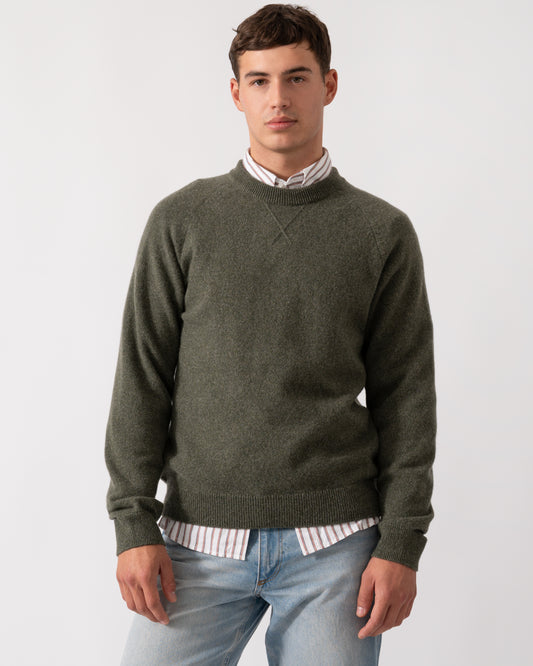 PS Paul Smith Mens Crew Neck Sweater - 39 Very Dark Green