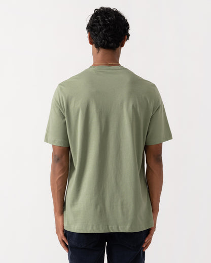 Back of PS Paul Smith Mens Regular Fit Chain Graphic T-Shirt - 34D Light Greyish Green