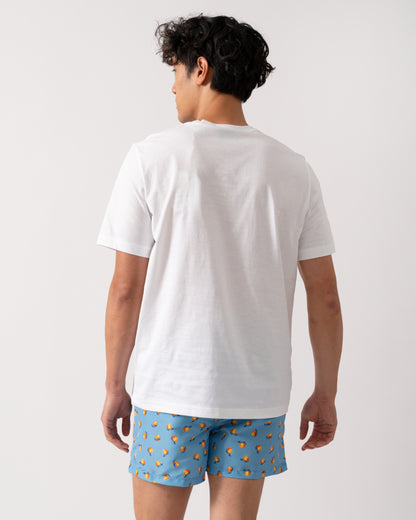 PS Paul Smith Mens Regular Fit Edelweiss Flower T-Shirt - 01 White