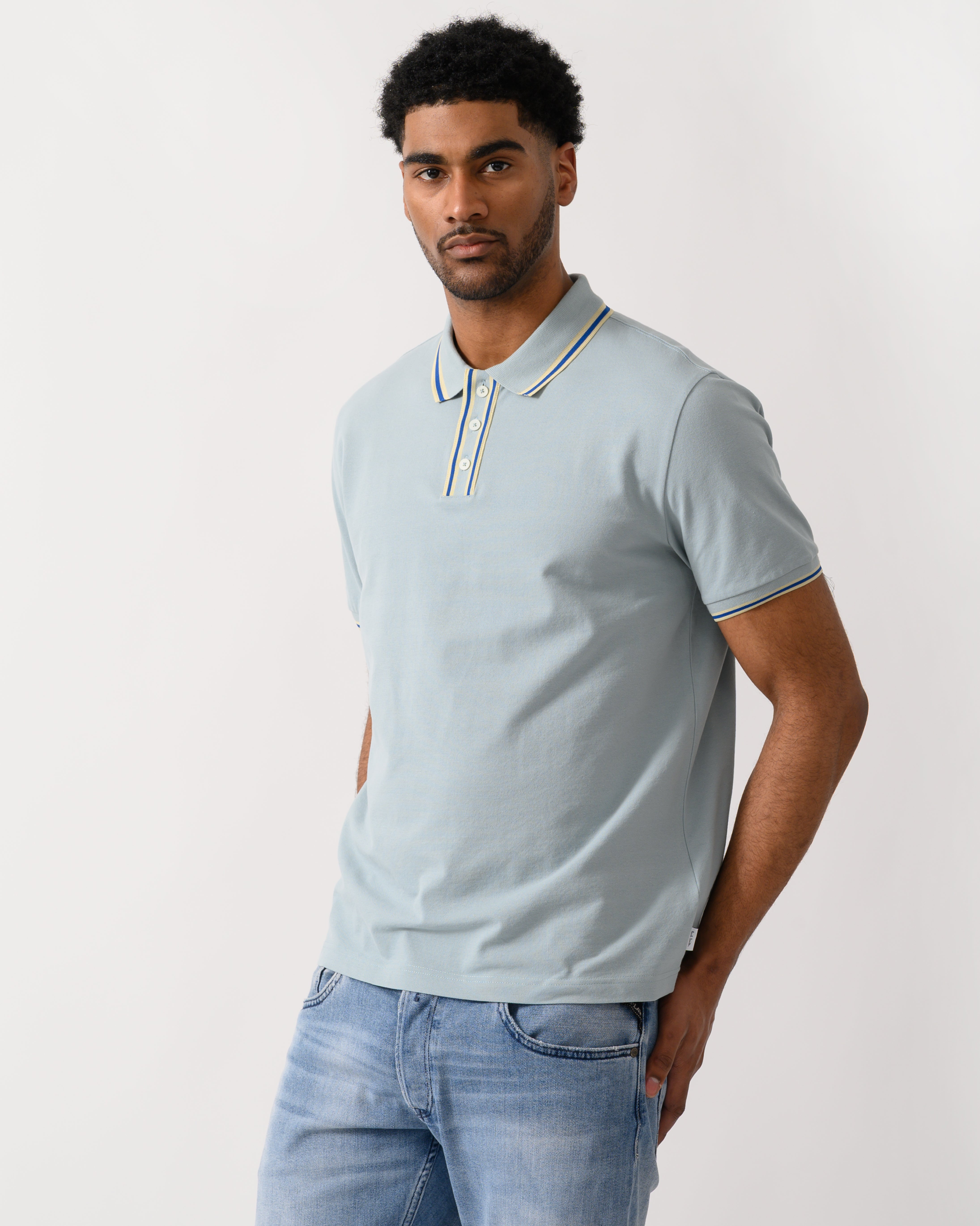 PS Paul Smith Mens Regular Fit Polo Shirt - 40B Blue – CHO
