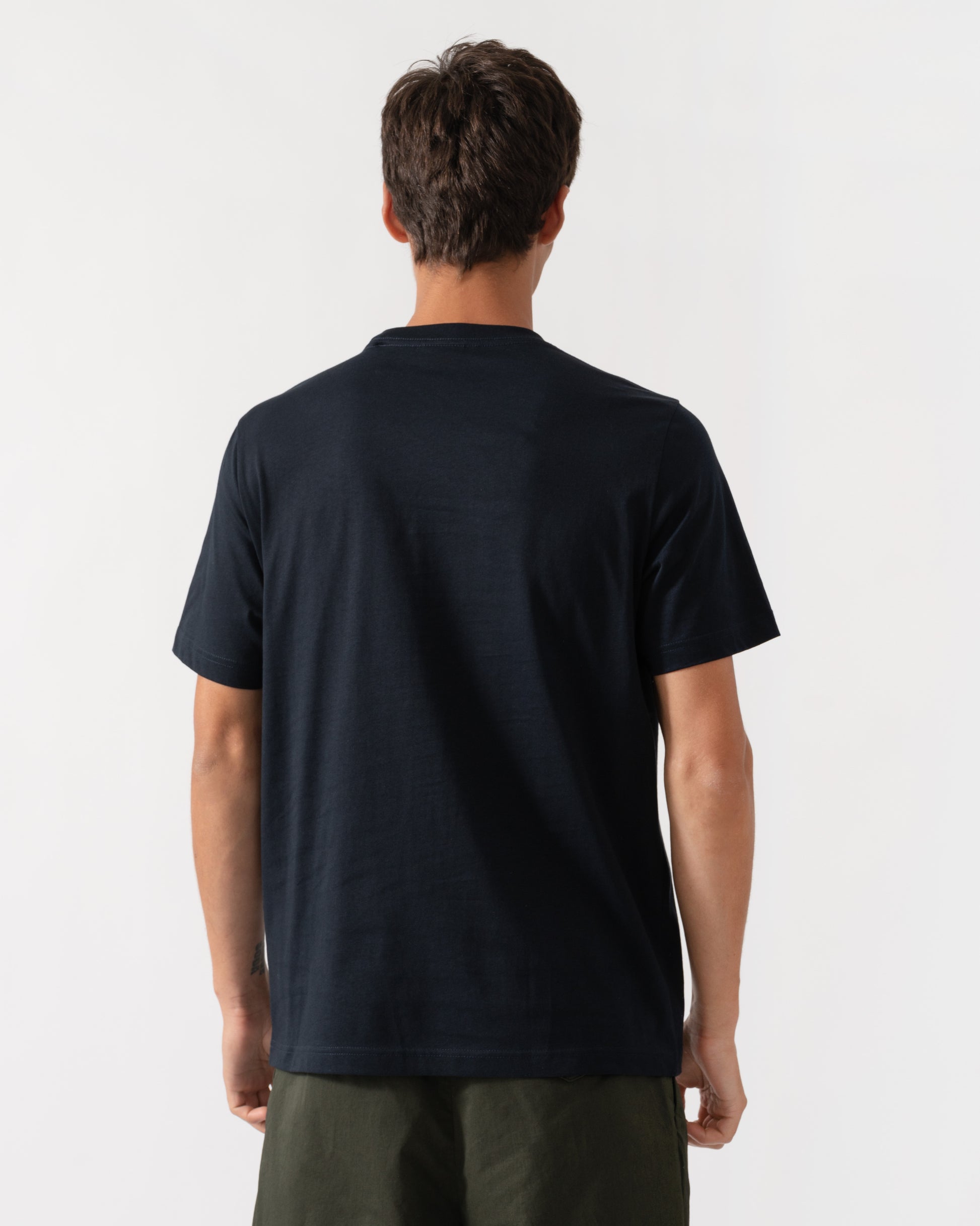Back of PS Paul Smith Mens Regular Fit Seed Packets Graphic T-Shirt - 49 Very Dark Navy