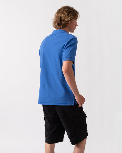 PS Paul Smith Mens Regular Fit Short Sleeve Zebra Logo Polo Shirt M2R-183KZ-W20067 - 44L Blue