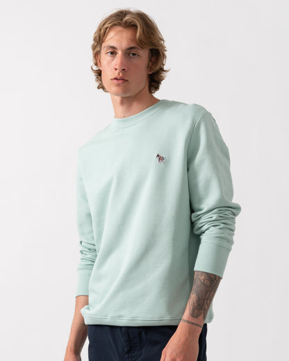PS Paul Smith Mens Regular Fit Zebra Logo Sweatshirt M2R-027RZ-W21116 - 30C Green