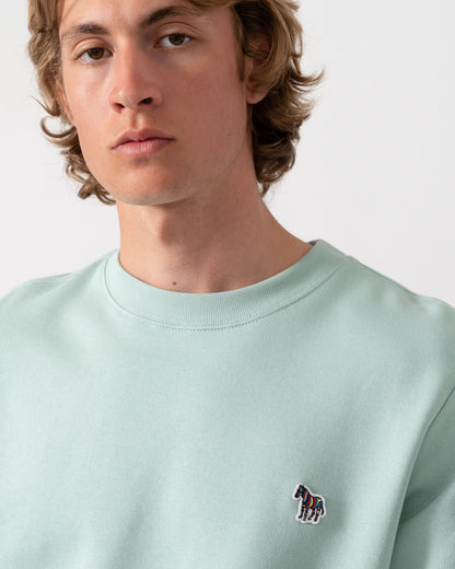 PS Paul Smith Mens Regular Fit Zebra Logo Sweatshirt M2R-027RZ-W21116 - 30C Green