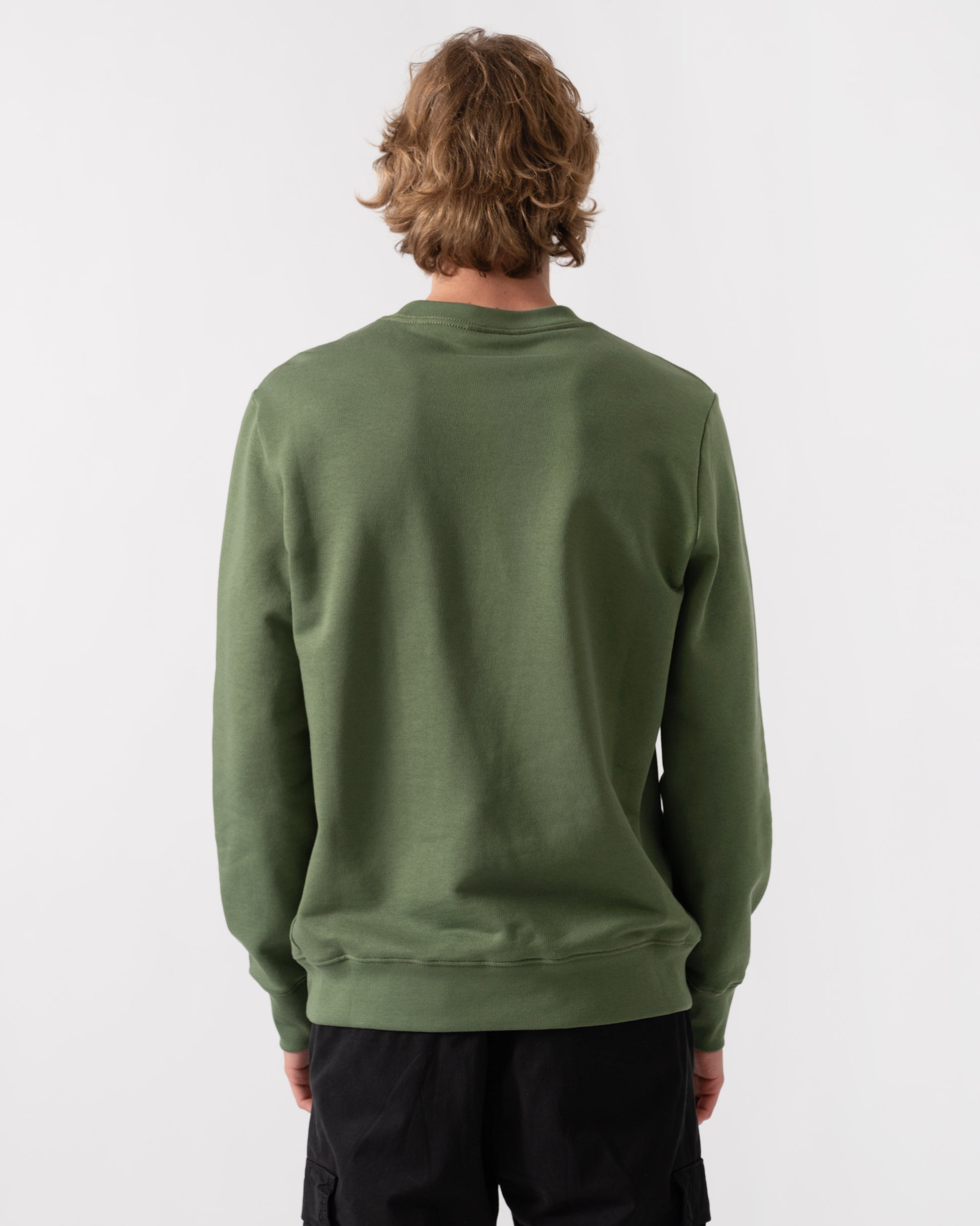 PS Paul Smith Mens Regular Fit Zebra Logo Sweatshirt M2R-027RZ-W21116 - 35D Green
