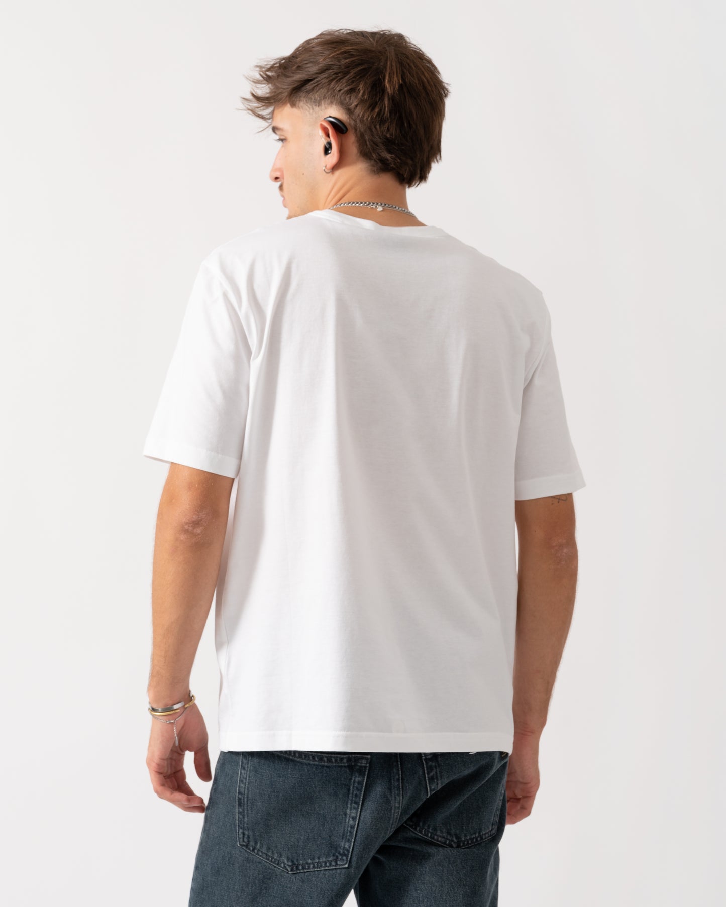 PS Paul Smith Mens Casual Fit Short Sleeve Stripe T-Shirt - 01 White