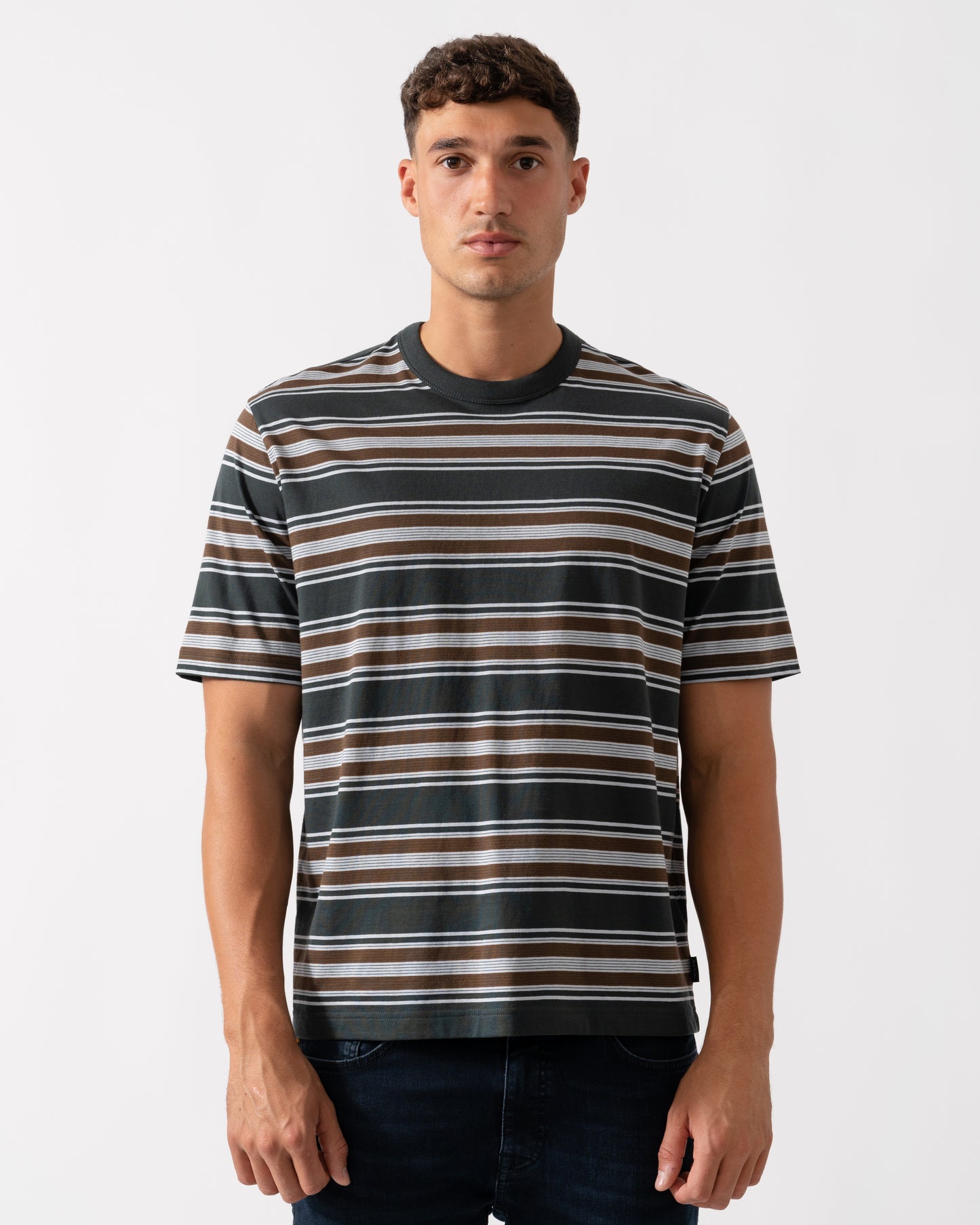 PS Paul Smith Mens Casual Fit Short Sleeve T-Shirt - 38 Bottle Green