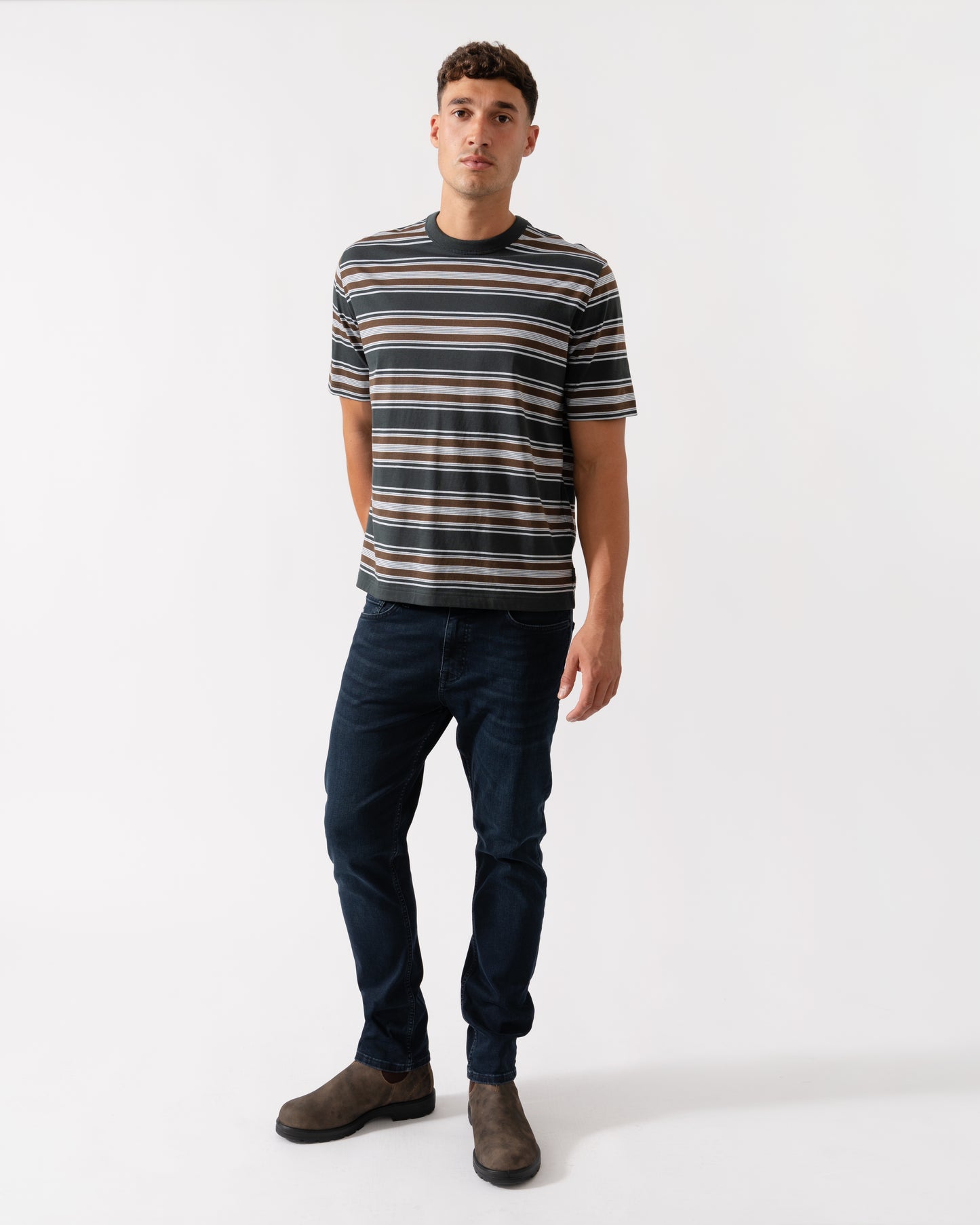 PS Paul Smith Mens Casual Fit Short Sleeve T-Shirt - 38 Bottle Green