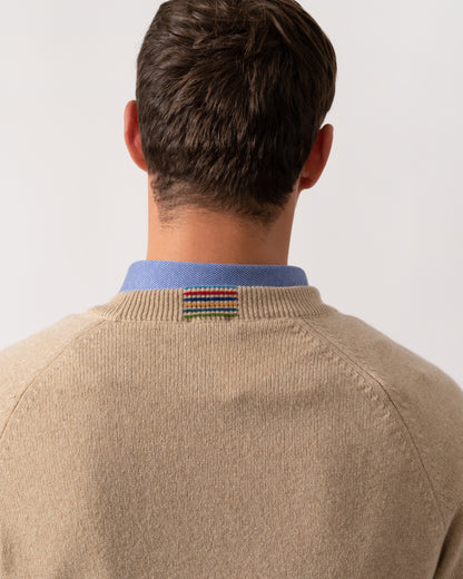 PS Paul Smith Mens Crew Neck Sweater - 07 Sand