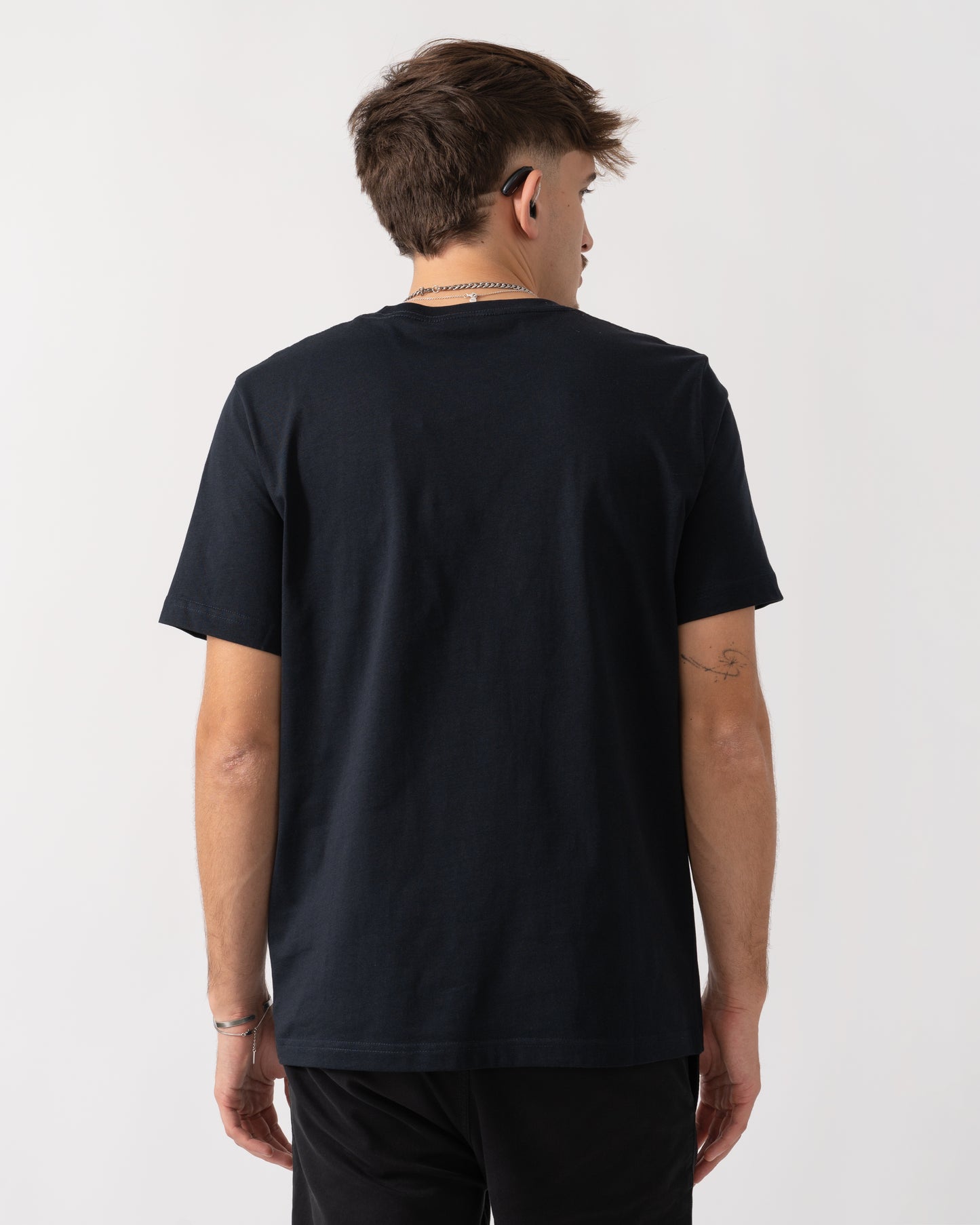 PS Paul Smith Mens Reg Fit Small Zebra Logo T-Shirt - 49 Very Dark Navy