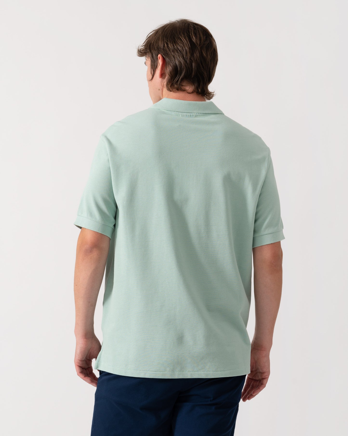 PS Paul Smith Mens Regular Fit Short Sleeve Organic Cotton Zebra Polo Shirt - 30C Green