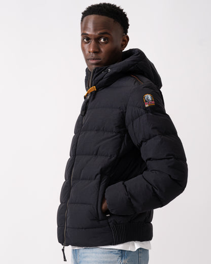 Parajumpers Cassian Mens Hooded Down Jacket - Black 541