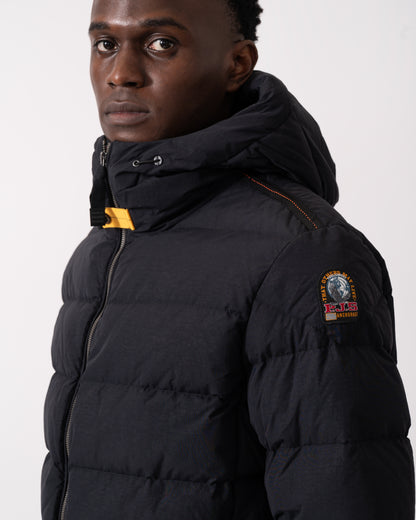 Parajumpers Cassian Mens Hooded Down Jacket - Black 541
