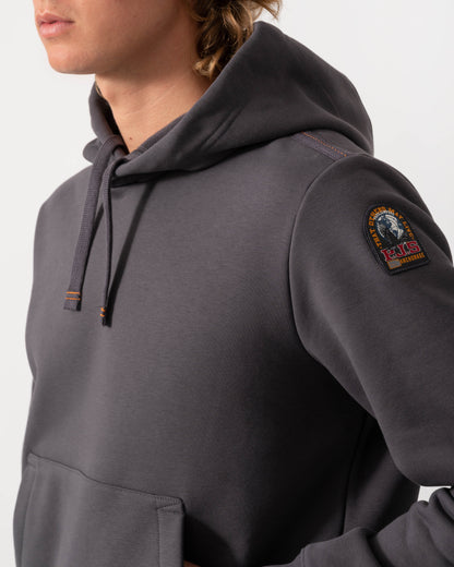 Close up of the Parajumpers Everest Mens Hoodie - Phantom 736