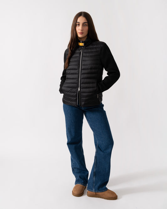 Parajumpers Danette Womens Fleece/Nylon Jacket - Black 541