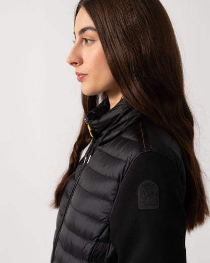 Parajumpers Danette Womens Fleece/Nylon Jacket - Black 541