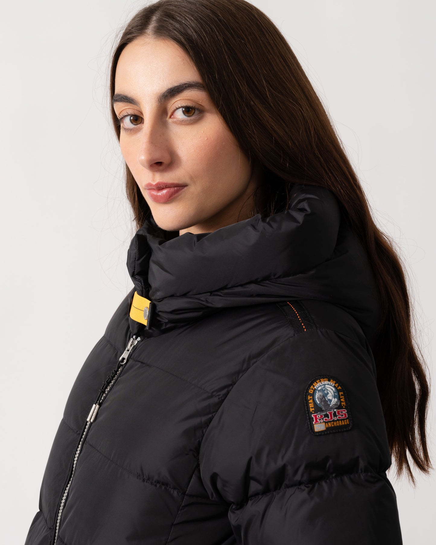 Parajumpers Jinny Womens Hooded Down Jacket - Black 541