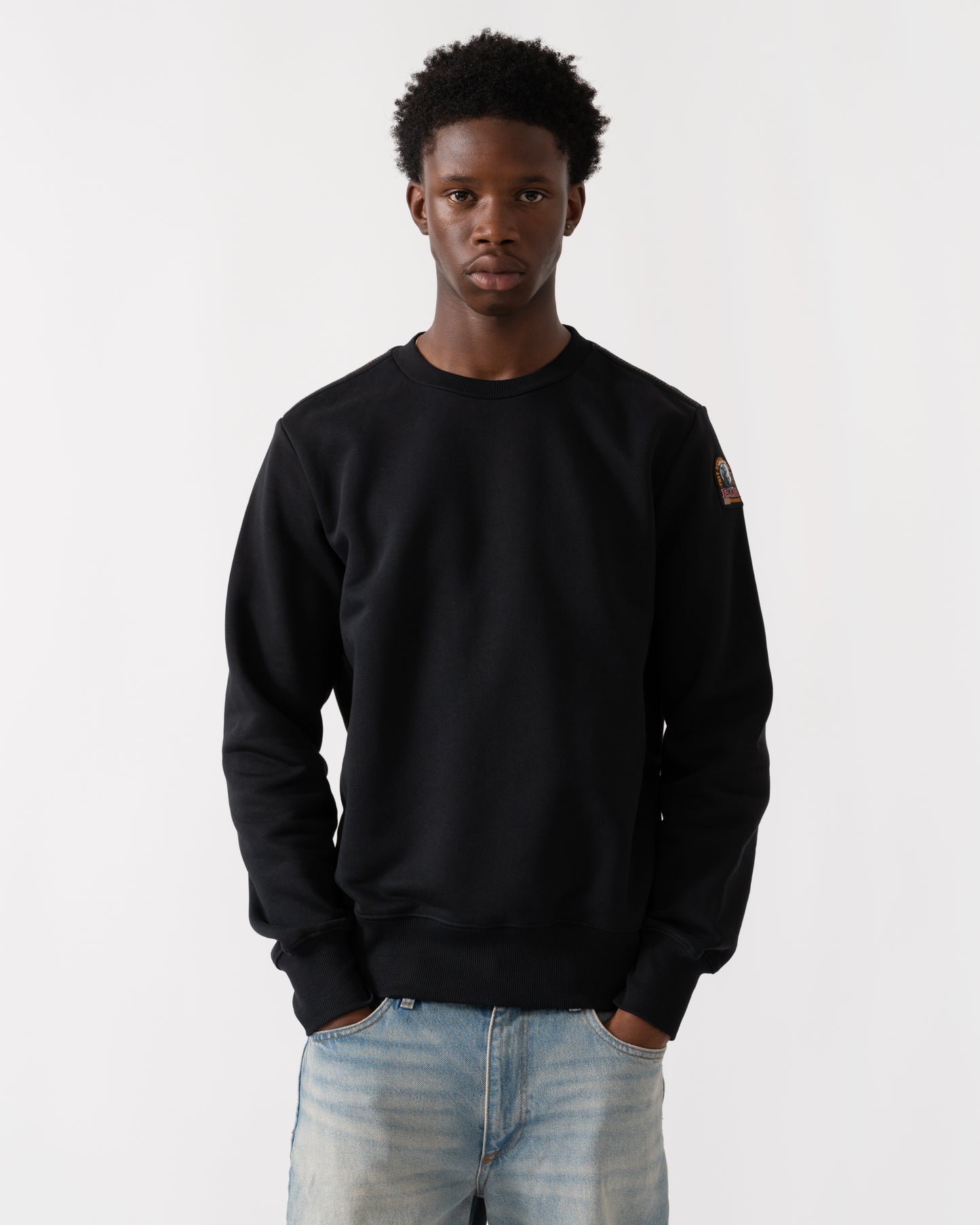 Parajumpers K2 Mens Crew Neck Sweatshirt - Black 541