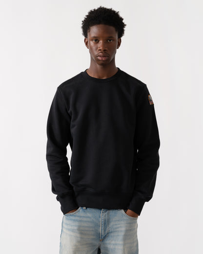 Parajumpers K2 Mens Crew Neck Sweatshirt - Black 541