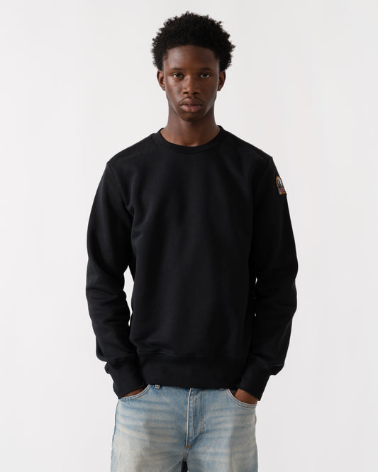 Parajumpers K2 Mens Crew Neck Sweatshirt - Black 541