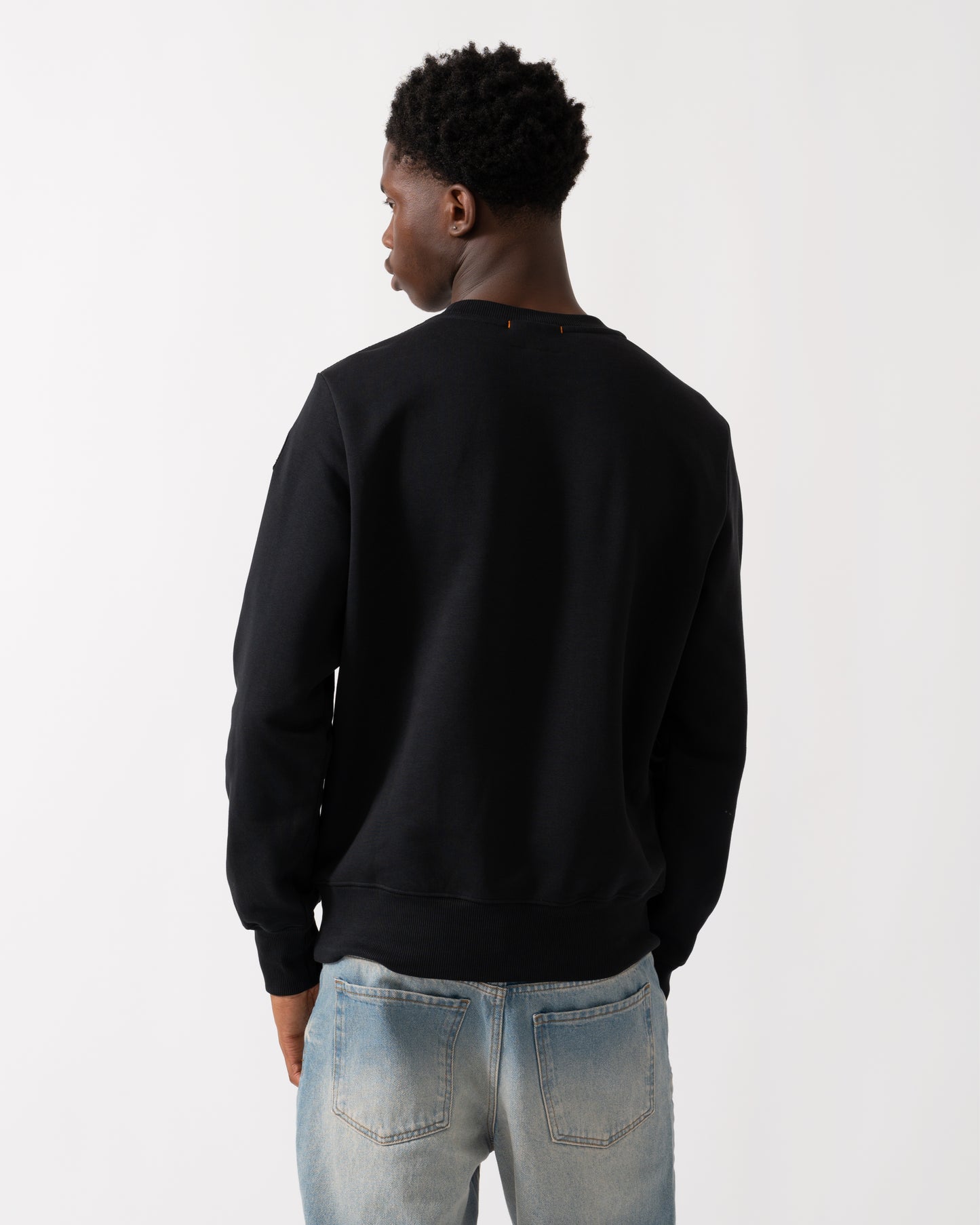 Parajumpers K2 Mens Crew Neck Sweatshirt - Black 541
