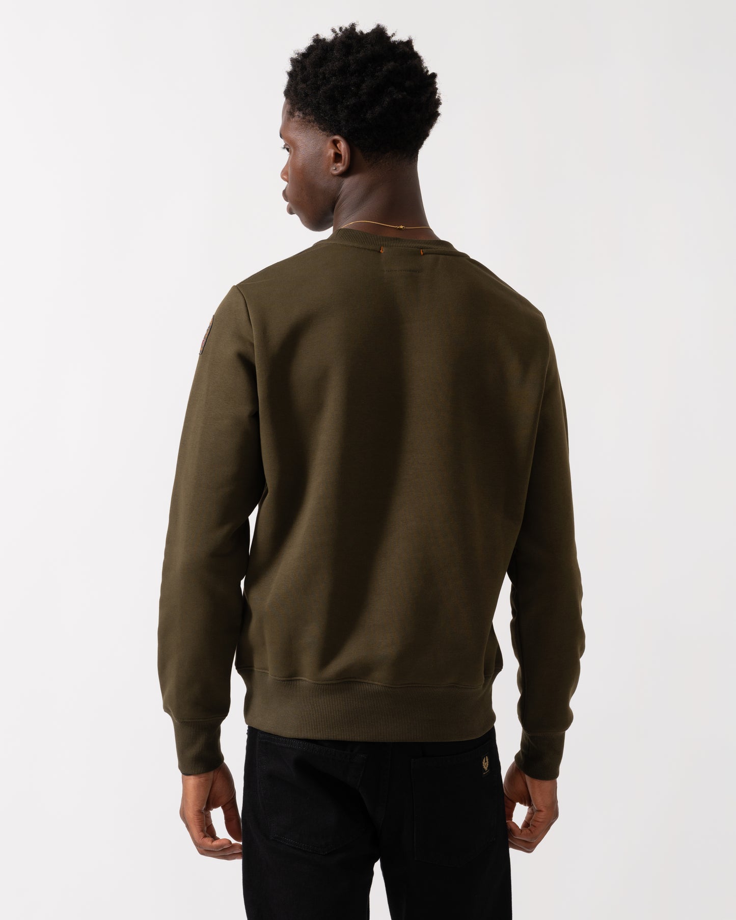 Parajumpers K2 Mens Crew Neck Sweatshirt - Deep Moss 117
