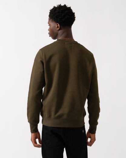 Parajumpers K2 Mens Crew Neck Sweatshirt - Deep Moss 117