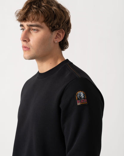 Patch close up of Parajumpers K2 Mens Sweatshirt - Black 541