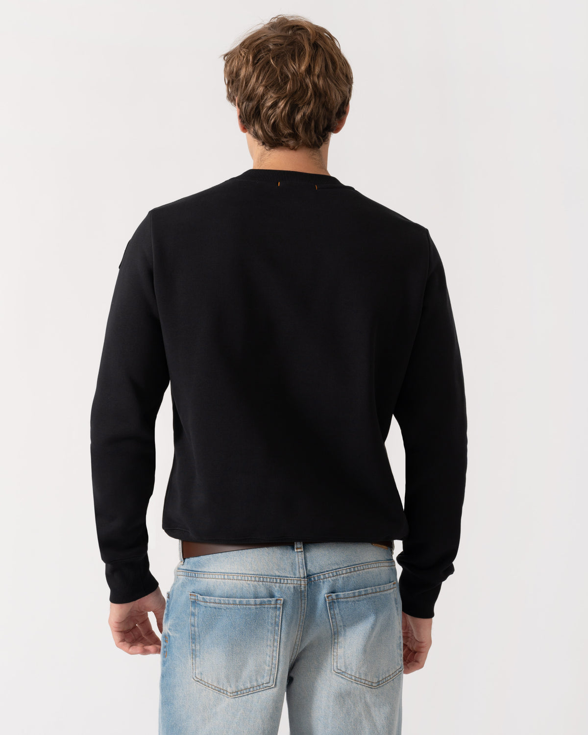 Back of Parajumpers K2 Mens Sweatshirt - Black 541