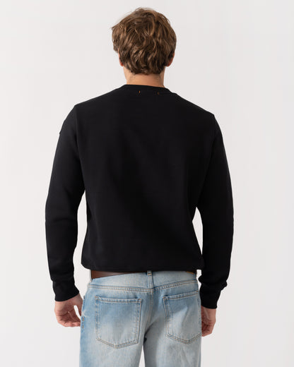 Back of Parajumpers K2 Mens Sweatshirt - Black 541
