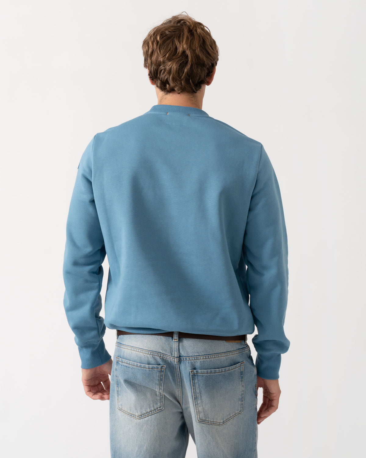 Back of Parajumpers K2 Mens Sweatshirt - Sky Steel 138
