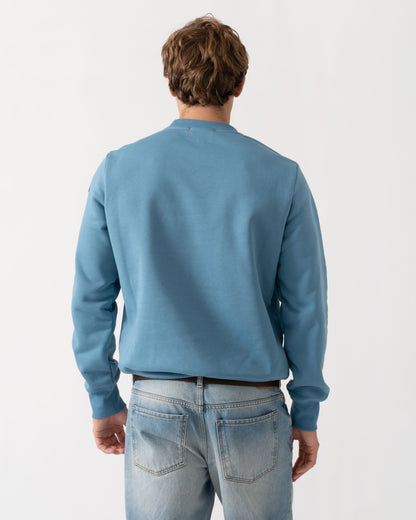 Back of Parajumpers K2 Mens Sweatshirt - Sky Steel 138