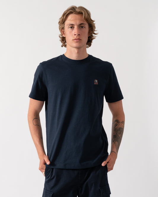 Parajumpers Patch Mens T-Shirt - Blue Navy 316 | CHO | Designer Mens Short Sleeve T-Shirts