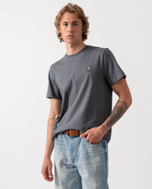 Parajumpers Patch Mens T-Shirt - Gargoyle 325 | CHO | Designer Mens Short Sleeve T-Shirts