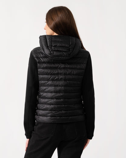 Parajumpers Susanna Womens Fleece/Nylon Hooded Jacket - Black 541