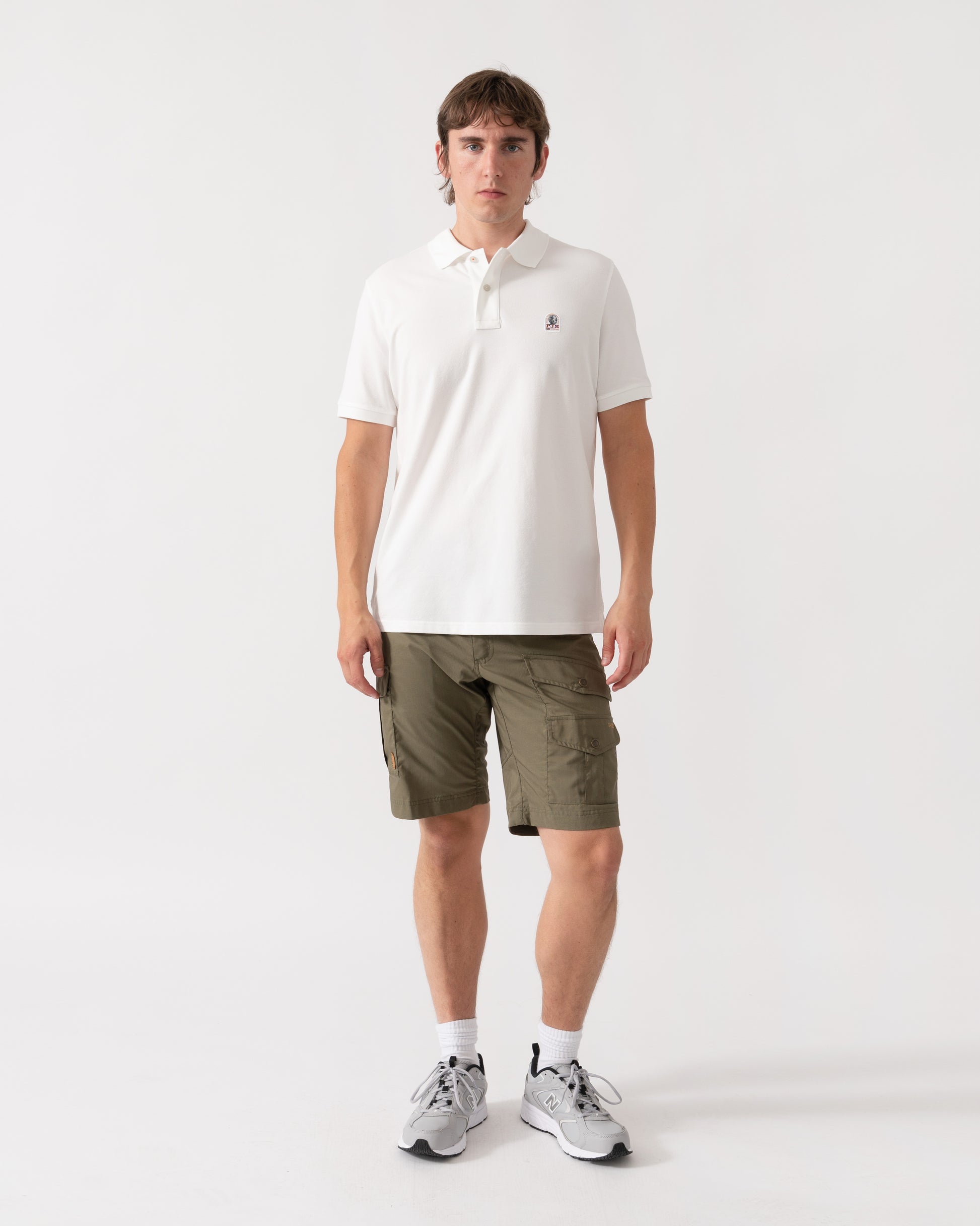 Parajumpers Wellington Mens Polo Shirt - White 501