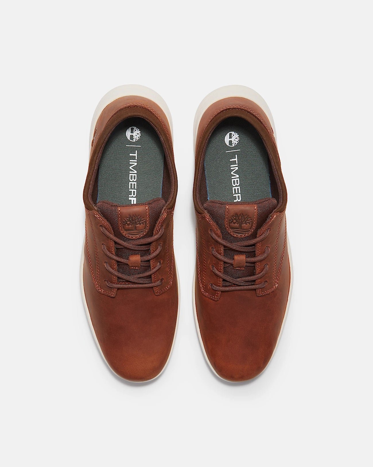 Timberland Parker Street Full Grain Leather Mens Trainers - Rust - CHO - Designer Mens Trainers
