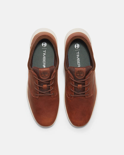 Timberland Parker Street Full Grain Leather Mens Trainers - Rust - CHO - Designer Mens Trainers
