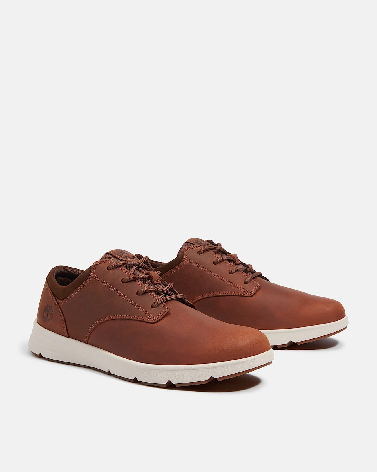 Timberland Parker Street Full Grain Leather Mens Trainers - Rust - CHO - Designer Mens Trainers
