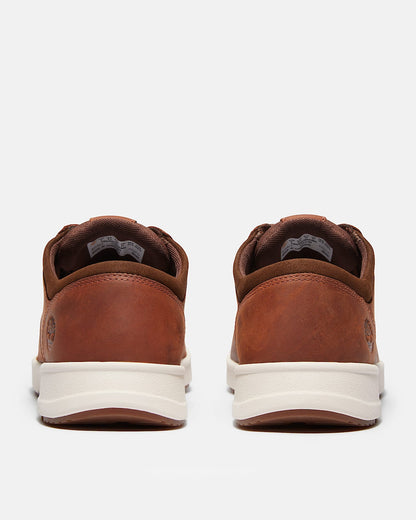 Timberland Parker Street Full Grain Leather Mens Trainers - Rust - CHO - Designer Mens Trainers