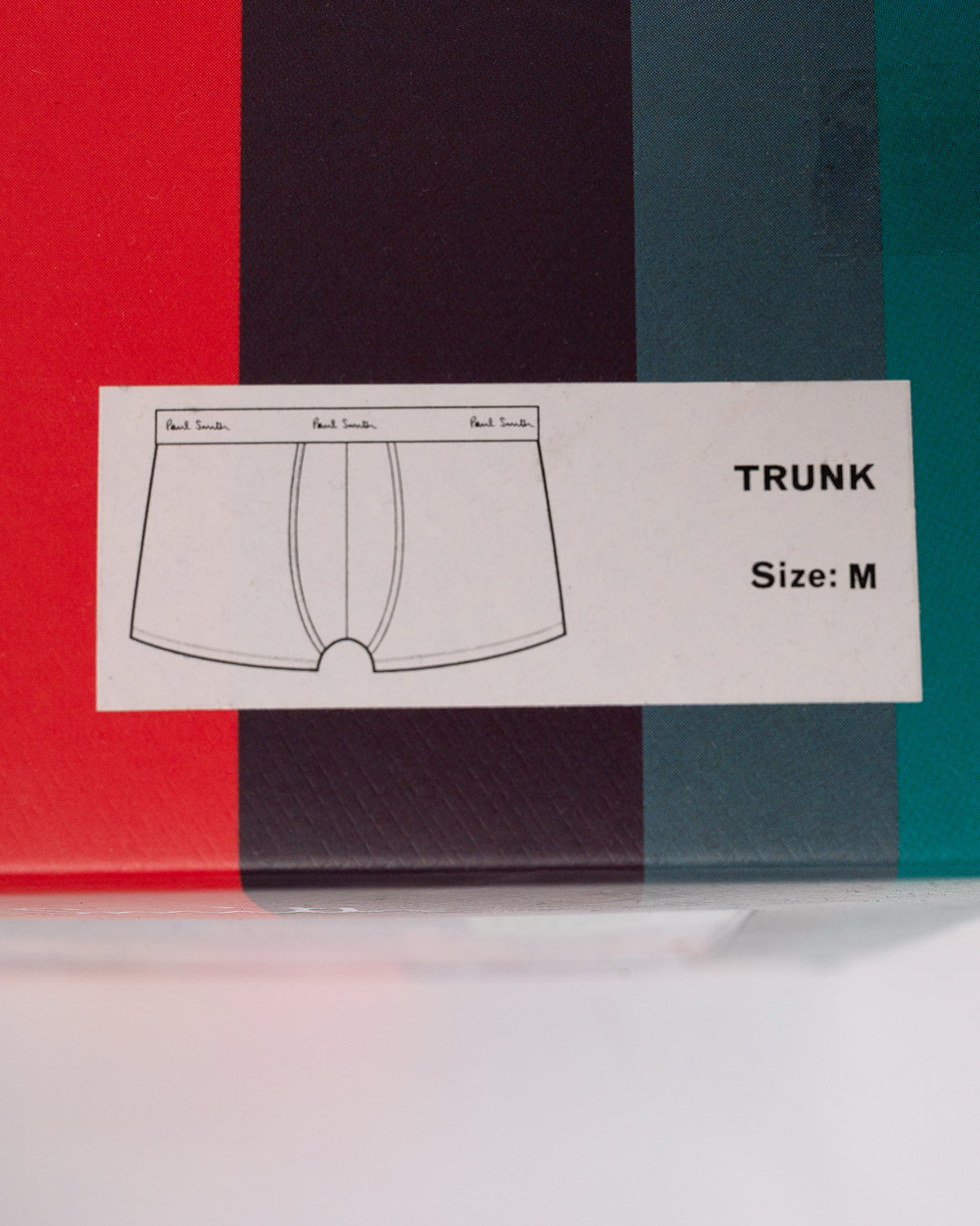 Paul Smith 5-Pack Mens Striped/Plain Trunks with Signature Logo Waistband - 1A Mixed Plate 1