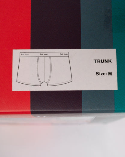 Paul Smith 5-Pack Mens Striped/Plain Trunks with Signature Logo Waistband - 1A Mixed Plate 1