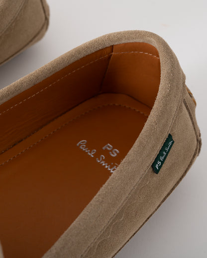 detail studio shot of Paul Smith Jensen Mens Shoes in colour Sand