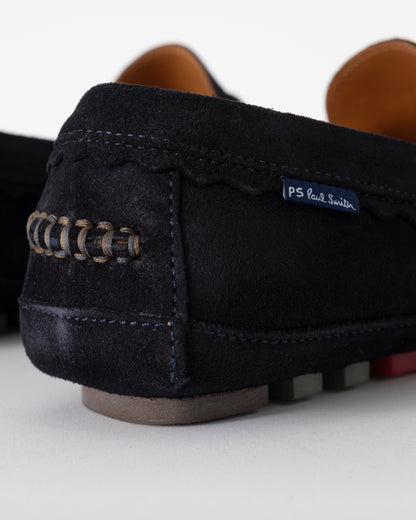 detail view of Paul Smith Jenson Mens Driving Shoes in n Navy