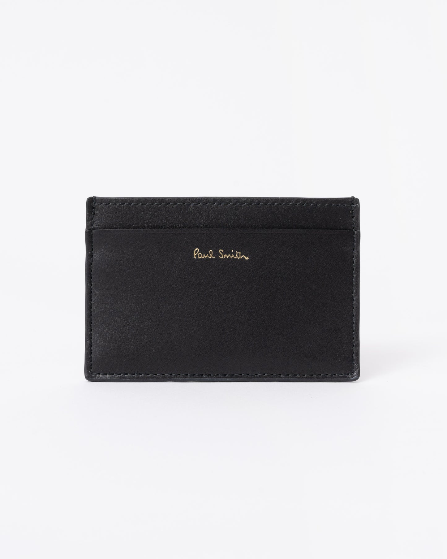 Paul Smith Mens Signature Stripe Card Holder - 79 Black