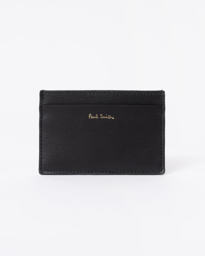 Paul Smith Mens Signature Stripe Card Holder - 79 Black
