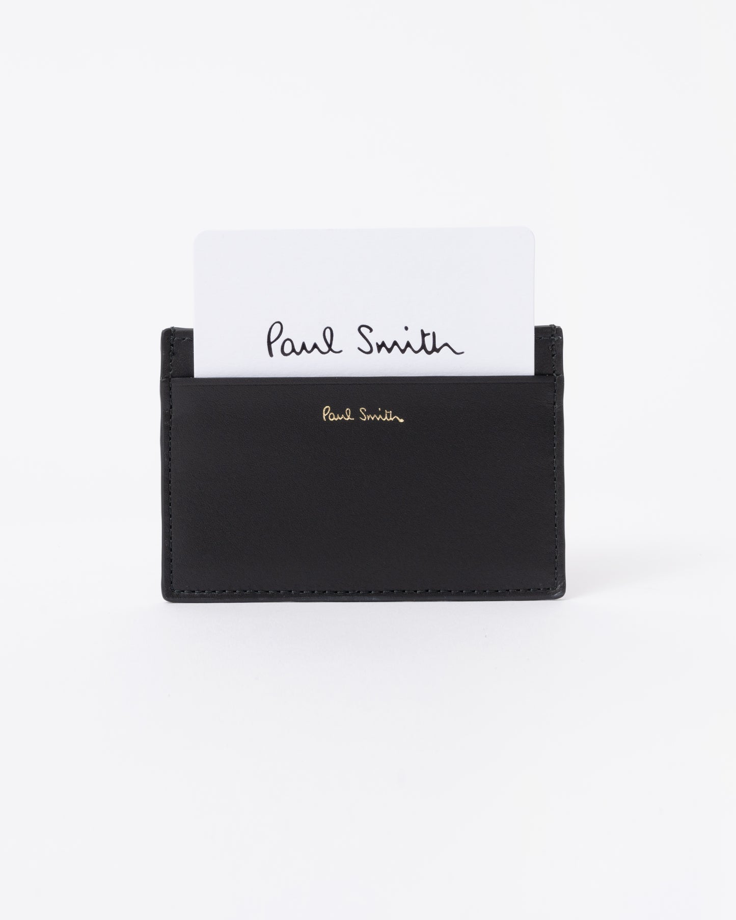 Paul Smith Mens Signature Stripe Card Holder - 79 Black