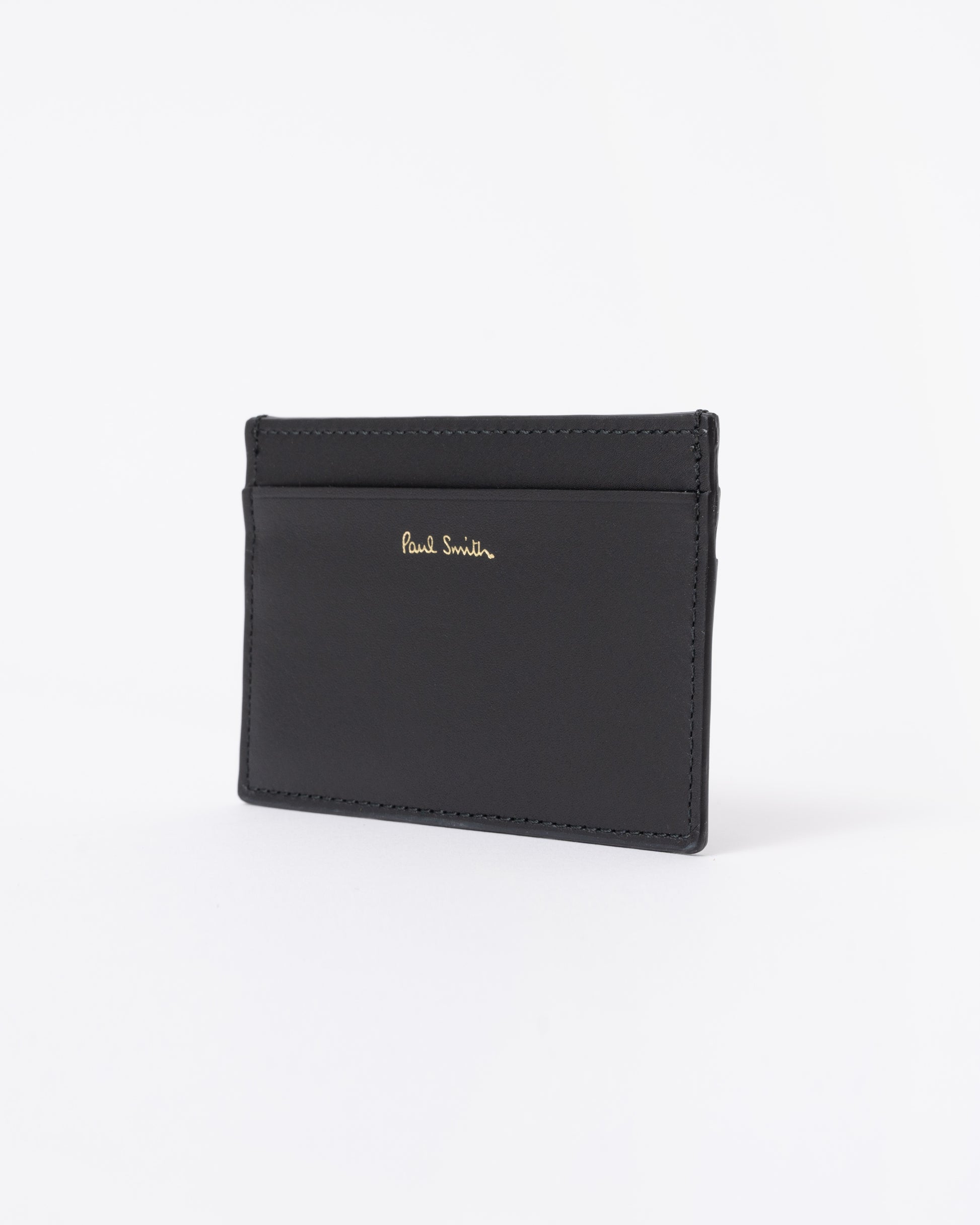 Paul Smith Mens Signature Stripe Card Holder - 79 Black