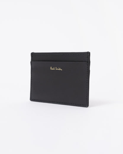 Paul Smith Mens Signature Stripe Card Holder - 79 Black