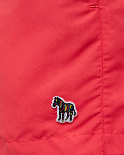 Paul Smith Mens Zebra Logo Swim Shorts - 23B Pink | CHO | Designer Mens Shorts